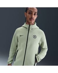 Nike - Chelsea F.C. Tech Windrunner Football Fleece Full-Zip Hoodie - Lyst