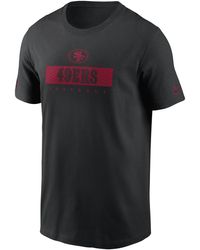 Nike - San Francisco 49ers Sideline Team Issue Dri-fit Nfl T-shirt - Lyst