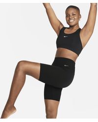 Nike - Zenvy Gentle-support High-waisted 8" Biker Shorts - Lyst