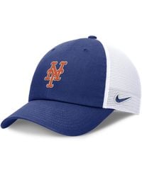 Nike - New York Mets Evergreen Club Mlb Trucker Adjustable Hat - Lyst