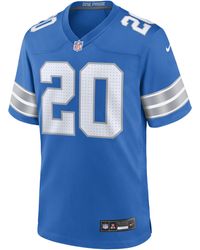 Nike - Barry Sanders Detroit Lions Nfl Game Football Jersey - Lyst