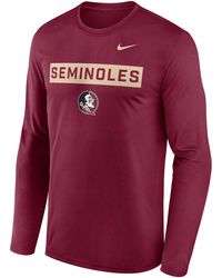 Nike - Florida State Primetime Legend 2-Hit Dri-Fit College Long-Sleeve T-Shirt - Lyst
