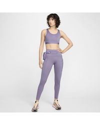 Nike - Trail Go Firm-support High-waisted 7/8 leggings With Pockets - Lyst