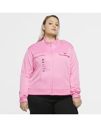 nike n98 polyknit track jacket in blue and orange