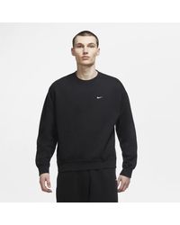 black nike round neck jumper