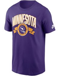 Nike - Minnesota Vikings Rewind Front And Back Hit Essential Nfl T-Shirt - Lyst