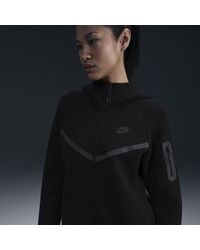 Nike - Felpa Con Cappuccio E Zip A Tutta Lunghezza Sportswear Tech Fleece Windrunner – Donna - Lyst