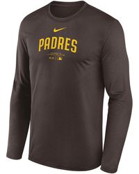 Nike - San Diego Padres Authentic Collection Practice Dri-fit Mlb Long-sleeve T-shirt - Lyst