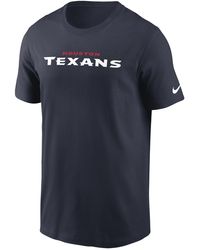 Nike - Houston Texans Primetime Wordmark Essential Nfl T-shirt - Lyst
