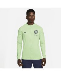 Nike - Brazil Strike Dri-fit Knit Soccer Track Jacket - Lyst