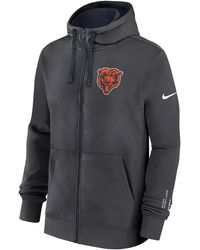 Nike - Chicago Bears Playbook Page Club Nfl Full-Zip Hoodie - Lyst