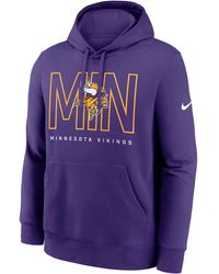 Nike - Minnesota Vikings Busted Play Club Nfl Pullover Hoodie - Lyst