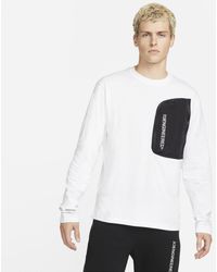 Nike Synthetic Jordan 23 Alpha Long Sleeve Shirt in Anthracite/Black  (Black) for Men | Lyst