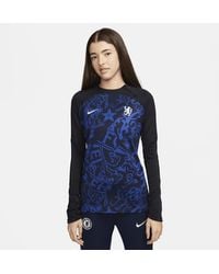 Nike - Chelsea F.c. Strike Dri-fit Football Crew-neck Drill Top 50% Recycled Polyester - Lyst