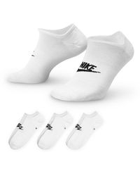 Nike - Sportswear Everyday Essential No-show Socks (3 Pairs) 50% Recycled Polyester - Lyst