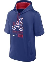 Nike - Atlanta Braves City Connect Mlb Short-sleeve Pullover Hoodie - Lyst