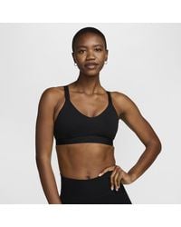 Nike - Indy Medium-support Padded Adjustable Sports Bra Polyester - Lyst
