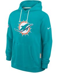 Nike - Miami Dolphins Initial Home Sideline Dri-Fit Nfl Pullover Hoodie - Lyst