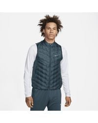 Nike - Therma-fit Adv Repel Aeroloft Down Running Gilet 50% Recycled Polyester - Lyst