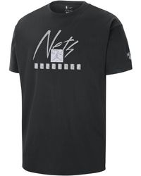 Nike - T-shirt brooklyn nets courtside statement edition jordan max90 nba - Lyst