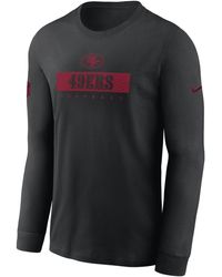Nike - San Francisco 49ers Sideline Team Issue Dri-fit Nfl Long-sleeve T-shirt - Lyst