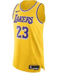 Nike - Los Angeles Lakers Icon Edition 2022/23 Dri-fit Adv Nba Authentic Jersey - Lyst