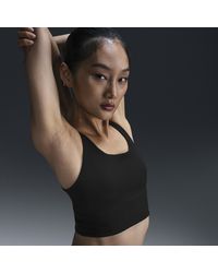 Nike - Zenvy Rib Light-Support Padded Longline Sports Bra - Lyst