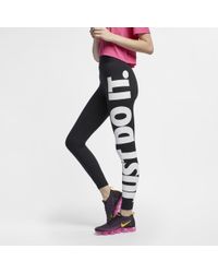 Nike Leggings a vita alta Sportswear Leg-A-See JDI - Nero