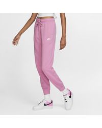 Nike Pantaloni in fleece Sportswear Essential - Rosa
