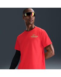 Nike - T-Shirt Da Running Miler – Uomo - Lyst