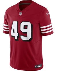 Men's Nike Faithful 49 Scarlet San Francisco 49ers Player Game Jersey