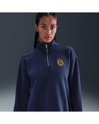 Nike - Sportswear Phoenix Fleece Oversized 1/4-Zip Long Sweatshirt - Lyst