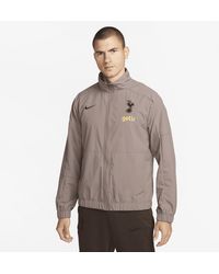 Nike Tottenham Hotspur Anthem Jacket in White for Men | Lyst UK