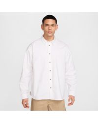 Nike - Club Oversized Long-Sleeved Oxford Shirt - Lyst