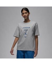 Nike - Jordan Girlfriend T-shirt Cotton - Lyst