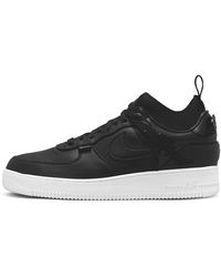 Nike Air Force 1 Black Sneakers for Men - Up to 49% off | Lyst