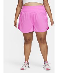 Nike - Dri-Fit One Ultra High-Waisted 3" Brief-Lined Shorts (Plus Size) - Lyst