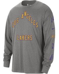 Nike - Los Angeles Lakers 2023/24 City Edition Nba Max90 Long-sleeve T-shirt - Lyst