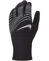 Nike Therma-sphere' Crew' Running Gloves in Black for Men UK