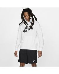 nike swoosh graphic sweatshirt