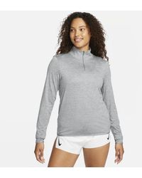 Nike - Swift Uv Protection 1/4-zip Running Top Polyester - Lyst