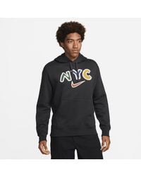 Nike - Sportswear Club Fleece Pullover Graphic Hoodie - Lyst