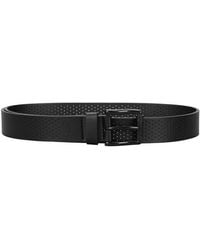 Nike - Perforated Leather Belt - Lyst