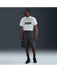 Nike - Life Grote Canvasshorts Voor - Lyst