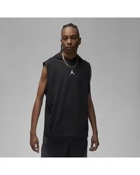Nike - Felpa in fleece senza maniche con cappuccio jordan dri-fit sport - Lyst