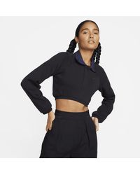 Nike - Sportswear Collection Cropped Long-sleeve Polo - Lyst