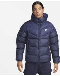 Nike - Giacca puffer con cappuccio storm-fit windrunner primaloft® - Lyst