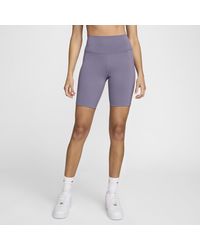 Nike - One Leak Protection: Period High-waisted 20cm (approx.) Biker Shorts Polyester - Lyst