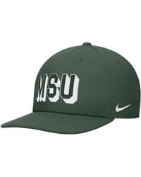 Nike - Michigan State College Snapback Hat - Lyst