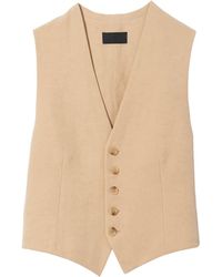 Nili Lotan Angelina Vest - Natural